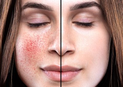 Rosazea Laserbehandlungen: Rötungen und sichtbare Äderchen dauerhaft reduzieren